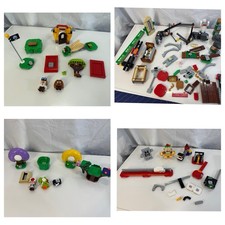 LEGO Super Mario Expansion Parts Lot Figures Bowser Toad Goomba Yoshi Scenery