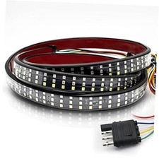 Tailgate Light Bar 60 Inch Triple Row Tail light bar for Pickup Trailer SUV RV