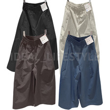 UNIQLO Nylon Culottes S-3XL Cropped Loose Flared Quick-Dry Women 485593 NWT