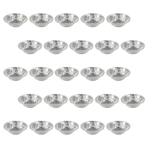 100 Pcs Foil Pie Cases Tart Mold Baking Molds Disposable Egg Pans