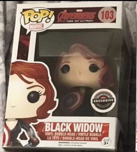 Funko Pop! Vinyl: Marvel - Black Widow (w/ Shield) - GameStop (Exclusive) #103