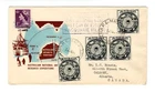 S566 Australia 1954 Antarctic Research Expedition - Cachet FDC Cover to Canada