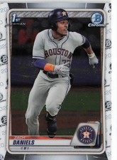 2020 Bowman Draft #BD-133 Zach Daniels Chrome