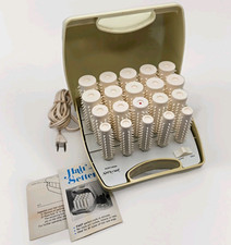 Vtg Northern Set n Curl Hot Rollers Electric Hair Setter Style C23 Made USA Case