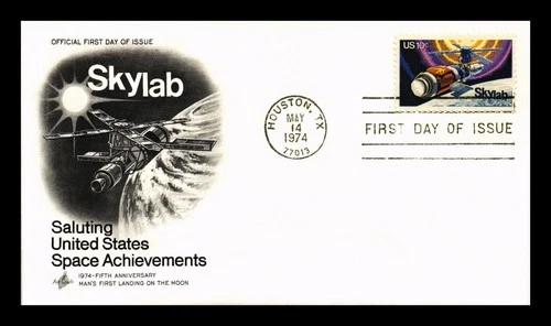 US COVER SKYLAB SPACE ACHIEVEMENTS FIRST DAY ISSUE SCOTT 1529 ARTCRAFT