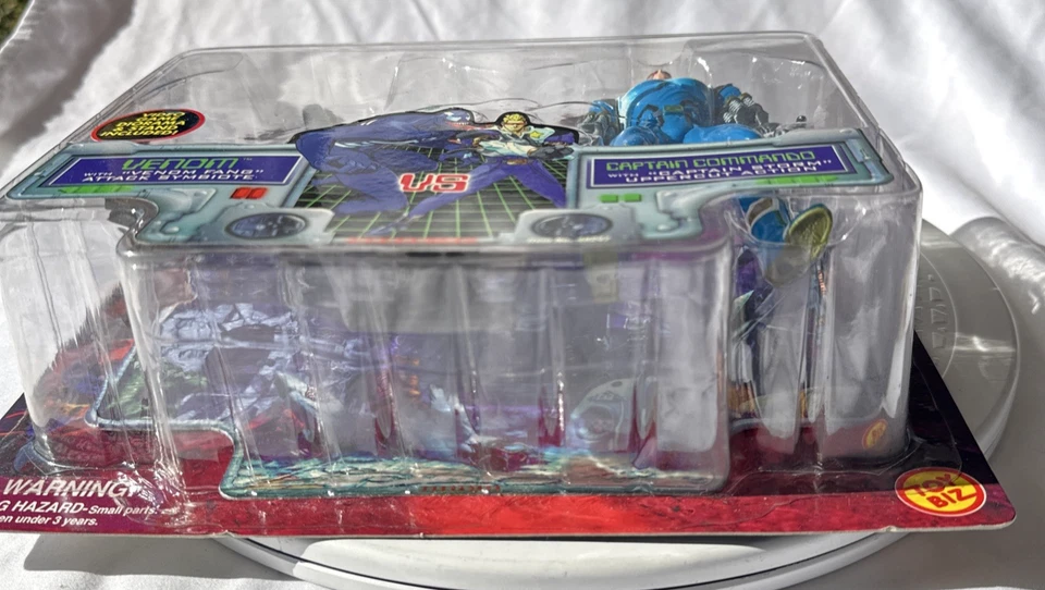 Videojuego Marvel vs. Capcom Super Stars Venom vs. Captain Commando Toy Biz (22W Foto 3 de 4