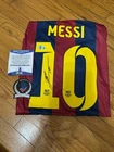 Lionel Messi Signed FC Barcelona #10 Soccer Jersey UCL Final Berlin 2015 BAS COA