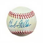 Bob Feller HOF Cleveland Indians Signed OAL Baseball AUTO PSA
