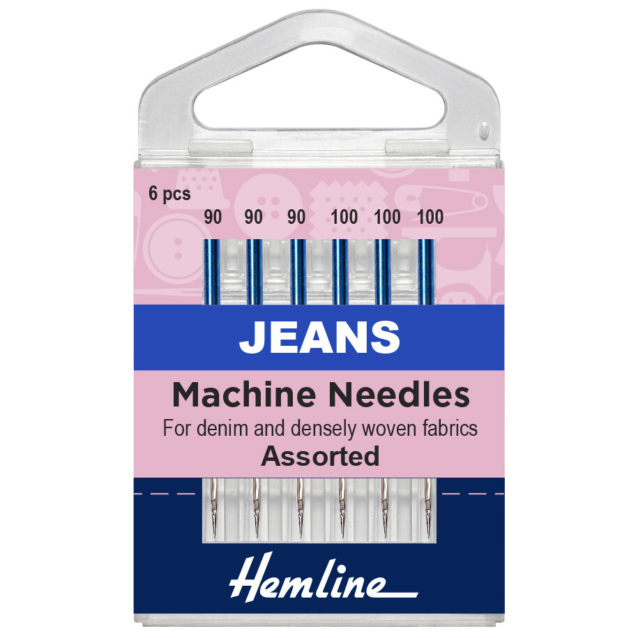 Hemline Sewing Machine Needles: Jeans: Heavy Mixed - 6pk - Image 3