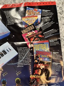 2 Nintendo NES Poster Insert Now You&rsquo;re Playing With Power Satellite Four Score