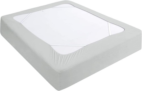 Box Copriletto Primaverile Tessuto Elastico Avvolgente 4 Lati Gonna Letto King Size Profondità 13" - Foto 34 di 40