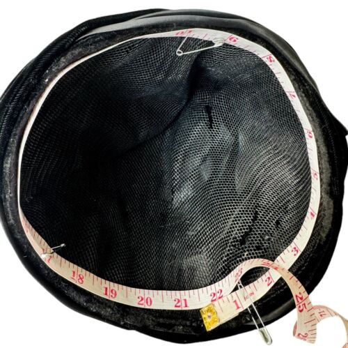 Sombrero Turbante Vintage Años 30 Mujer Talla Pequeña Negro Seda Satén y Terciopelo Regency - Imagen 17 de 18