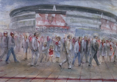 Arsenal Emirates Stadium. Kunstdruck