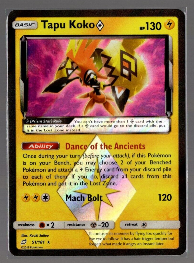 Tapu Koko (51/181) (Prism Star) [Sun & Moon: Team Up]