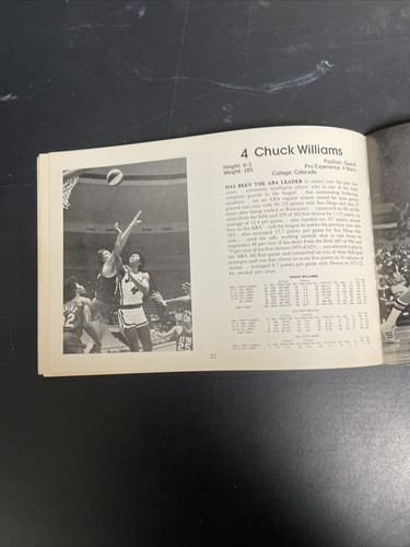 1974-1975 ABA Memphis Sounds media guide ABA Basketball - Imagen 11 de 11