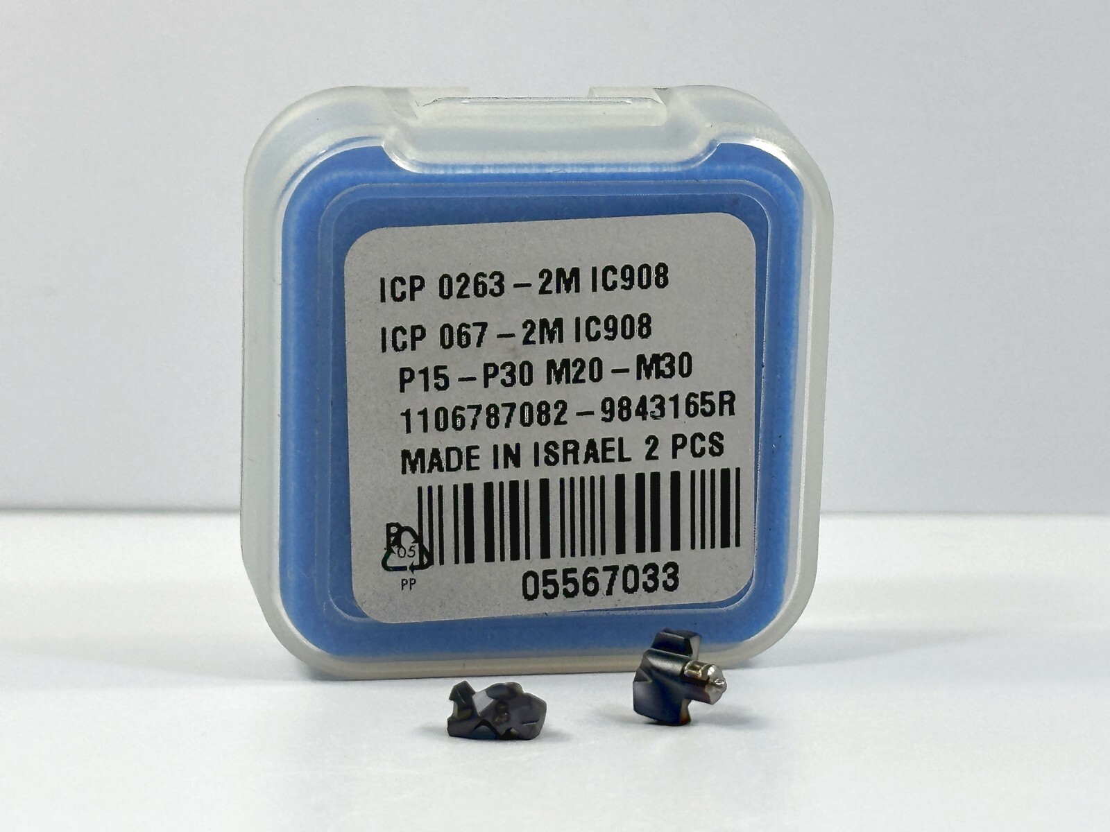 ISCAR ICP 0263-2M ICP 067-2M New Carbide Inserts 5567033 Grade IC908 ...