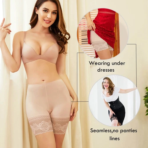 Pantaloncini da ragazzo per donna sottoveste pantaloni di sicurezza anti sfregamento intimo slip shorts - Foto 7 di 32