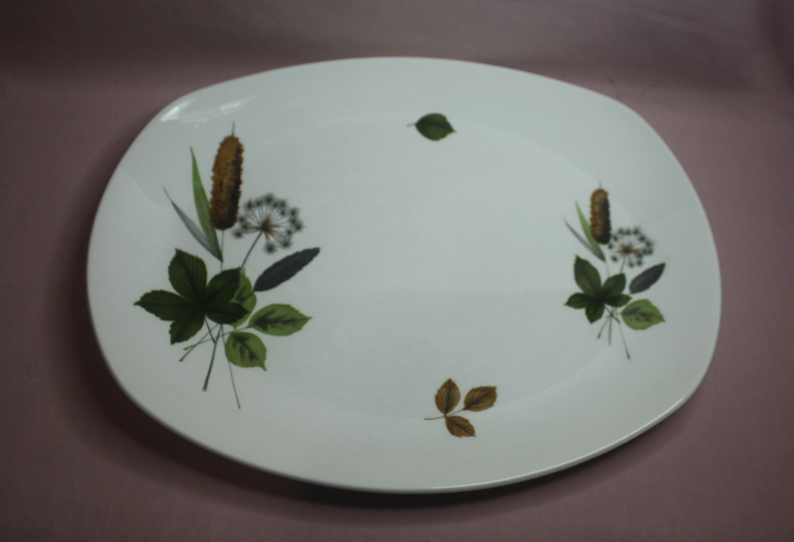 MCM MIDWINTER STYLECRAFT SERVING PLATTER 13 3/4" x 11" RIVERSIDE JOHN RUSSEL