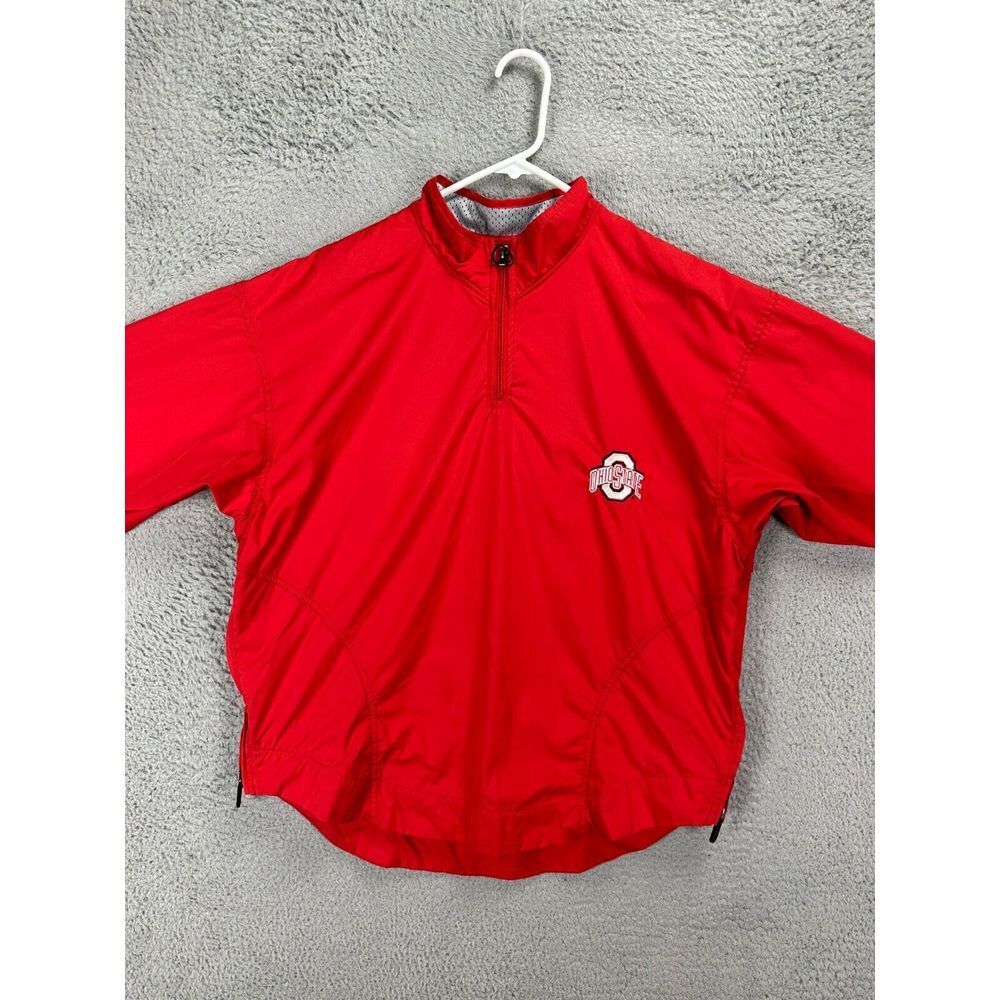 SACAI X NIKE Giacca a vento Ohio State Buckeyes uomo piccolo quarto zip pullover squadra Nike