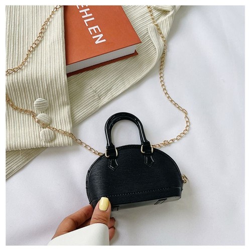High-capacity Mini Shell Crossbody Bag Solid Color Single Shoulder Bag Girl - Picture 7 of 22