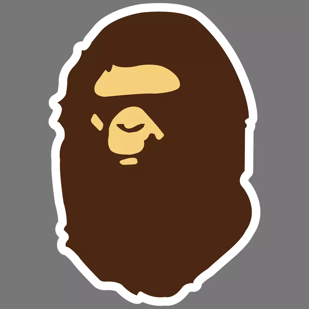 Bape A Bathing Ape Vinyl Car Bumper Sticker Window Truck Laptop Decal