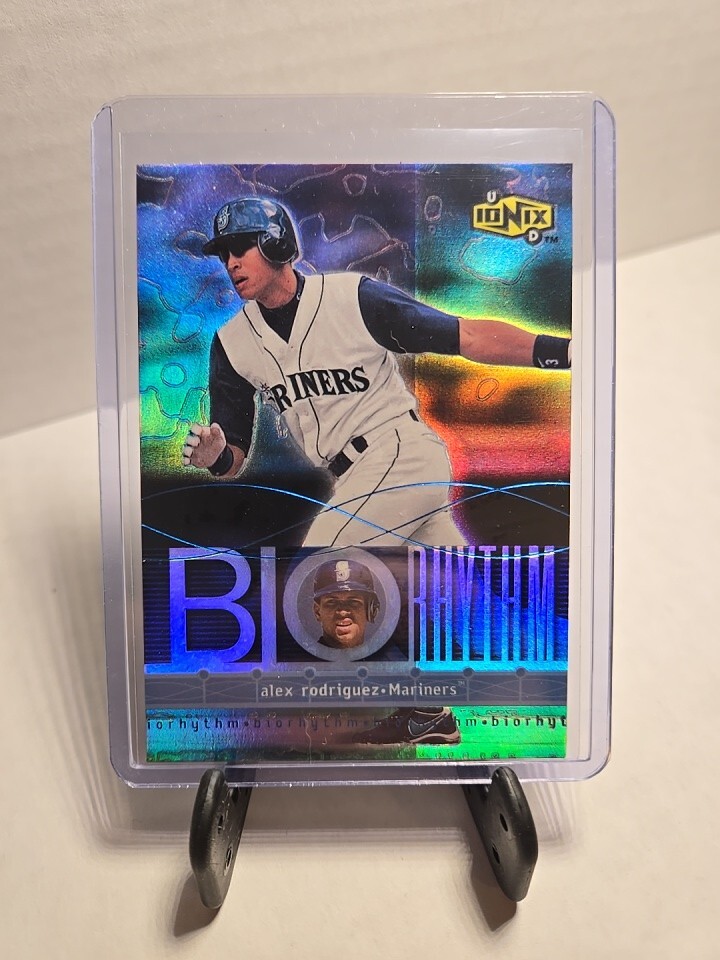 2000 UD Ionix BIOrhythm #B13 Alex Rodriguez Seattle Mariners 091924