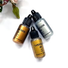Kamenskaya Alcohol Ink 15ml. Metallic Colours for Polymer Clay Art UK Supply