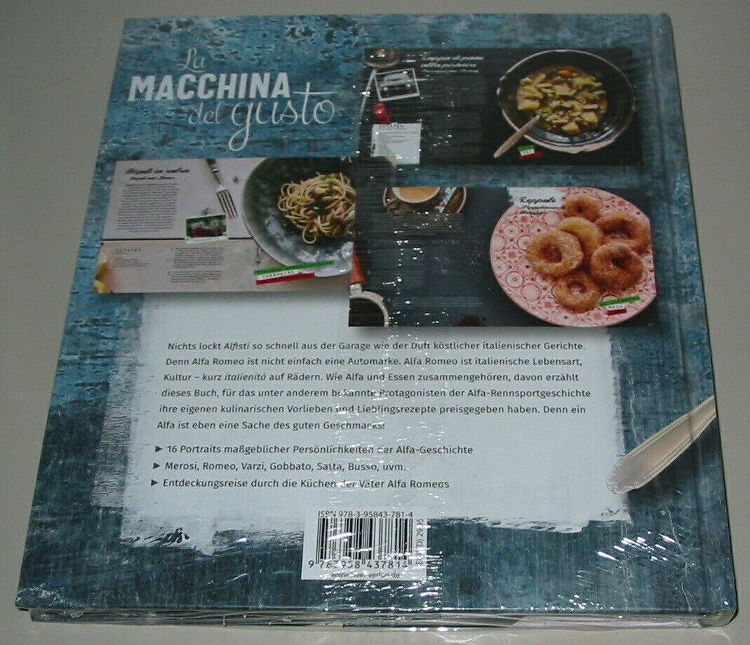 Thumbnail - Das Alfa Romeo Kochbuch Cucina Motori Thomas Albrecht Heel Koch Buch