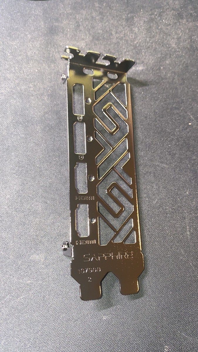 I/O IO Shield for Sapphire RX 5600XT RX 5700XT Nitro GPU backplate