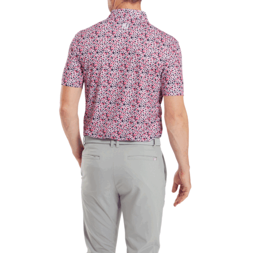 FOOTJOY 2025 PRIMROSE PRINT MENS GOLF POLO SHIRT / ALL COLOURS @ 45% OFF RRP - Picture 6 of 22