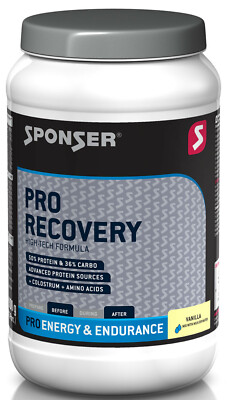 Sponser Pro Recovery 50/36 Drink 900g Dose Vanille