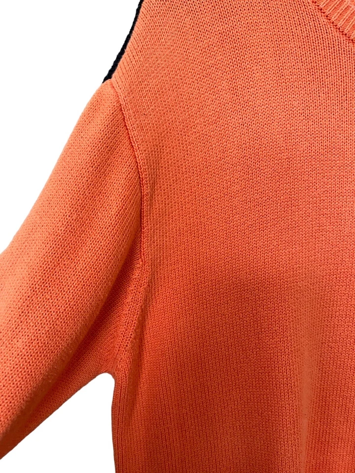 Authentic Supreme Top Mens Medium Orange Black Spellout Sleeve Streetwear Trap - Image 2 of 4