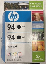 Cartucce inchiostro nero originali HP 94 Combo Pack 2008 sigillate nuove