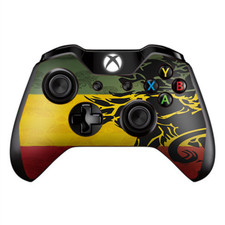 Skins Decal Wrap for Xbox One / One S Controller Rasta Lion Africa