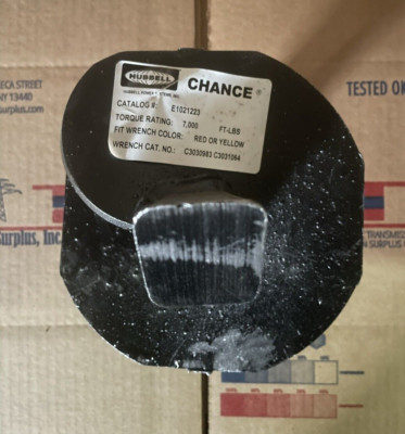 HUBBLE CHANCE SINGLE 8'' HELIX ANCHOR, 1.5'' HUB, 7000 FT/LB, 3/4-1'', D184-7