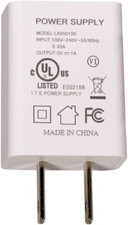 5-Volt White USB Plug/Adapter