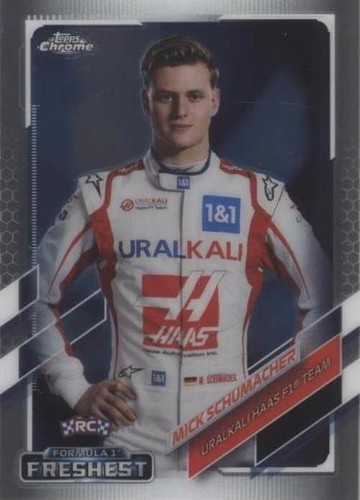 Mick Schumacher 2021 Topps Chrome F1 #174 Refractor PSA 10 GEM MT