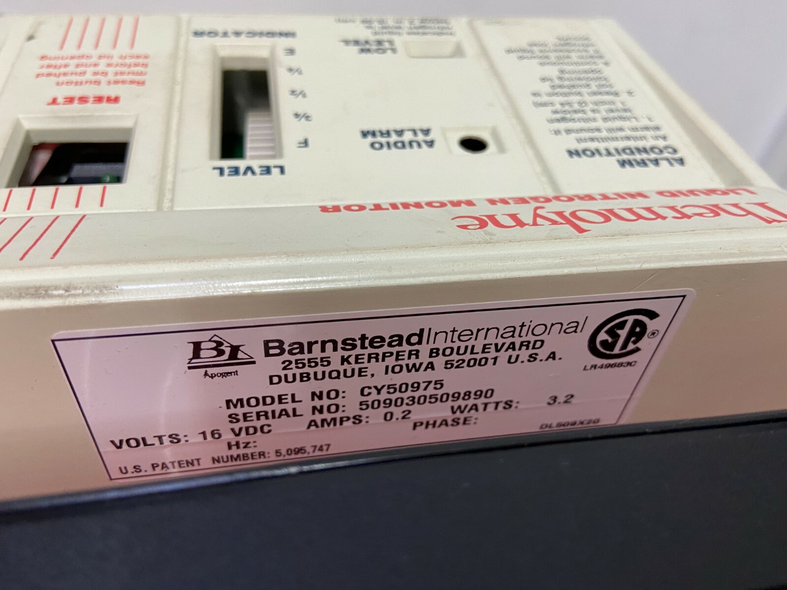 Limited free shipping area Thermolyne Locator 8 Plus Cryo