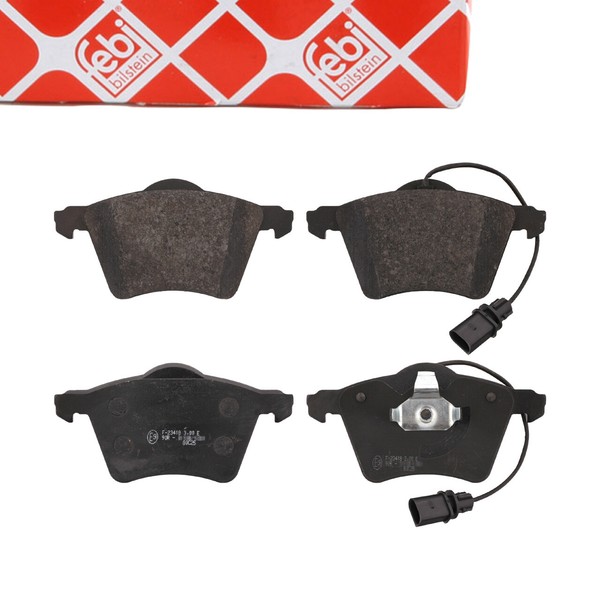 febi BremsbeläGe + Warnkontakt FüR VW Transporter California T4 Vorne 7D0698151A-image