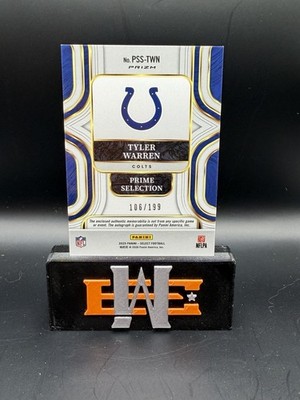 Tyler Warren HYDRODYNAMIC（サイン、シリアルNO入） TYLER WARREN 2025 PANINI SELECT RPA ROOKIE PATCH SILVER PRIZM RC