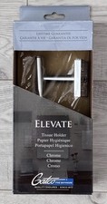 Gatco Elevate Euro Single Post Modern Toilet Paper Tissue Holder in Chrome
