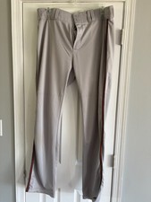 Herren Alleson Athletic grau Baseball Hose Größe XL Extra Large schwarz orange