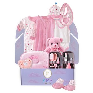 Wholesale Pallet: 100 Units Sky Bliss 20-Pc Baby Gift Sets - Newborn Essentials