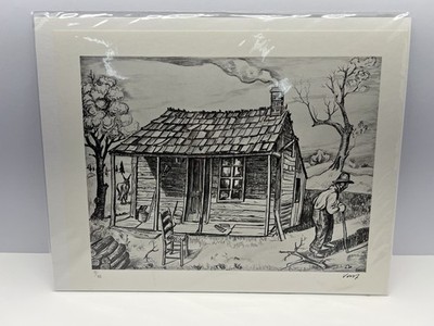 Joseph P. Vorst 1897-1947 WPA MO German Artist, Limited Print,  Old Landmark 