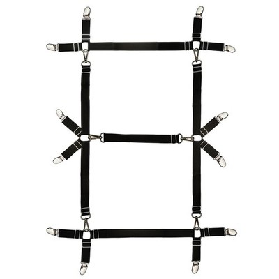 Bed Straps,Fitted Clips,Adjustable Bed Fasteners for Fitted Bed Sheets, Bed S...