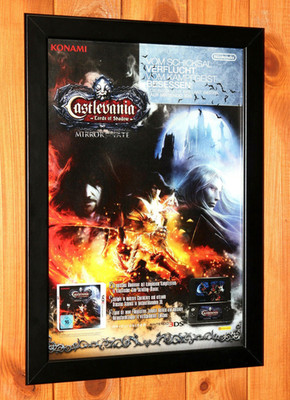 Castlevania Lords of Shadow Mirror Promo Small Werbeblatt Poster Ad Page Framed