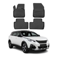 Omac Gummimatten FußMatten FüR Peugeot 5008 2017-2024 Tpe Automatten Schwarz 4X