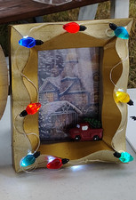 Christmas decor lighted picture.
