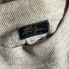 Vintage 1950s L.L. Bean 100 Wool Thermal Undershirt Outdoors USA Size M 25x19.5