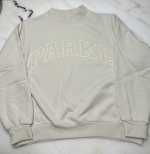 Parke Women's Mockneck Sweatshirt L-XL Brand New Never Worn OAK